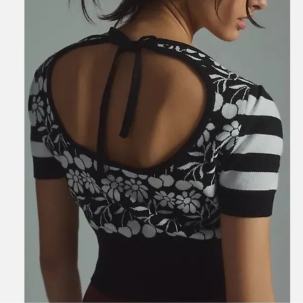 Anthropologie Knit Chop Top